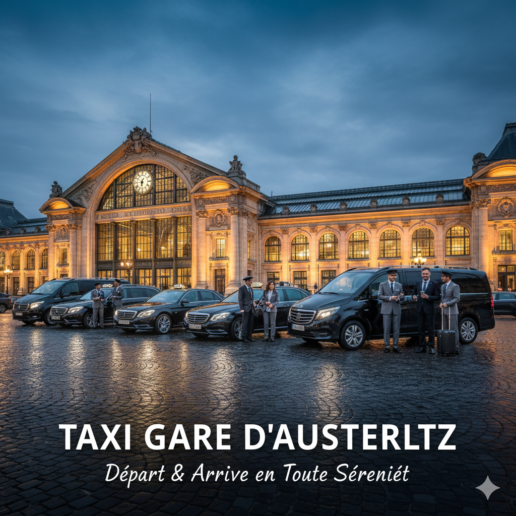 Taxi Gare d'Austerlitz Paris